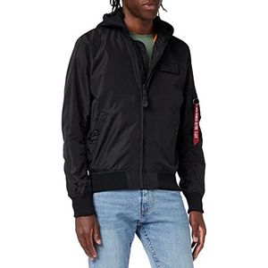 Alpha Industries MA-1 TT capuchon bomberjack voor heren Black/Black