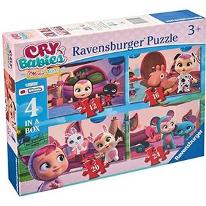 Ravensburger Puzzel: huilende baby's, puzzel vanaf 3 jaar, kinderpuzzel 3 jaar, kinderpuzzel, cadeau voor kinderen 3 jaar, Ravensburger puzzel, 4 kinderpuzzel