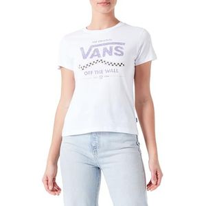 Vans Lokkit Crew Tee T-shirt voor dames, Wit, S
