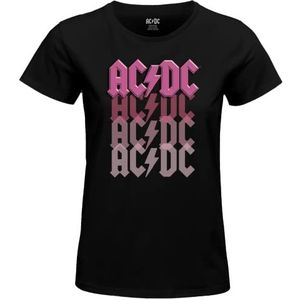 AC/DC T-shirt dames, Zwart, M