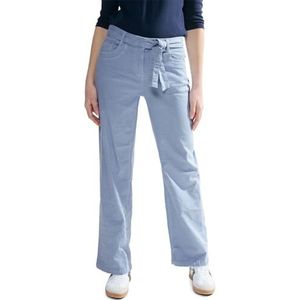 Cecil Culotte jeansbroek voor dames, Tranquil Blouse Blauw, 26W x 32L