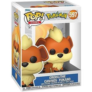 Funko POP! Games: Pokemon - Growlithe - Vinylfiguur om te verzamelen, cadeau-idee, officiële merchandise, speelgoed voor kinderen en volwassenen, fans van videogames, modelfiguur voor verzamelaars en