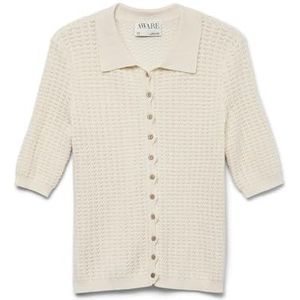 Vero Moda - Panama Cardigan - Gebreide Cardigan - Groen - 60% Gerecycled Polyester