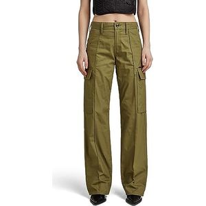 G-STAR Raw Judee Cargo Wmn Pants voor dames, groen (Dark Olive D23569-d387-c744), 29W / 32L