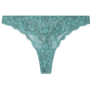 Women'secret 4219879 Tanga, dames, groen, grijs, S, Groengrijs., S