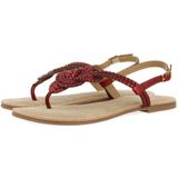 Gioseppo - Zupanja - Sandalen - Oranje - Leren met Gevlochten Banden
