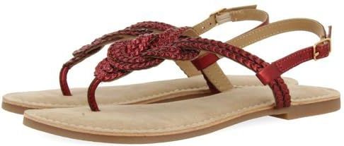 Gioseppo - Zupanja - Sandalen - Oranje - Leren met Gevlochten Banden