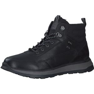 s.Oliver Heren veterlaarzen 5-16227-43, Black 5 16227 43 001, 42 EU