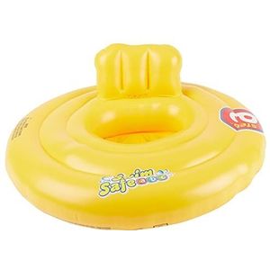 Bieco 22032096 zwemring baby zwemhulp geel | opblaasbare babyzwemring vanaf 3 maanden | babyzwemband | opblaasbare zwembad | baby float | babyzwemband | babyzwemring | kinderen | peuters