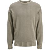 Jack & Jones - JJECHARGE FADED KNIT CREW NECK - Trui - Silver sage