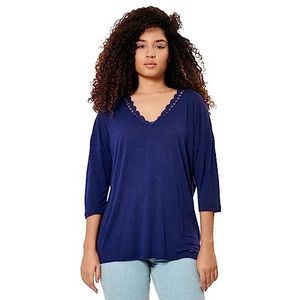 Kaporal James T-shirt, Navy, M Dames, Marine., M