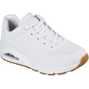 Skechers Uno Stand On Air dames Sneaker Low top, White Durabuck, 39.5 EU