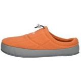 Elwin Shoes Merlin Slipper, voor dames, oranje/grijs, 37 EU, Oranje grijs, 37 EU