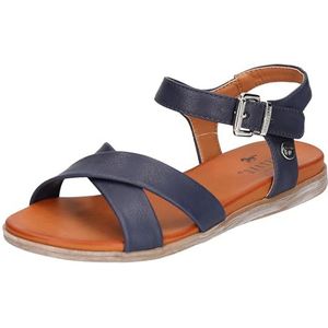 Mustang - 1424-808 - Sandalen - Blauw - Leer