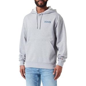 Dickies Heren Graphic DWR Pullover Fleece, Heather Grey, S, Grijs, S