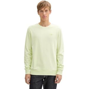 TOM TAILOR - Sweatshirt - Limoen - Capuchon - Motiefprint