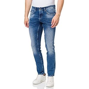 GARCIA Heren Jeans Savio Slim Fit, blauw (Vintage Used 5763)., 27W x 30L