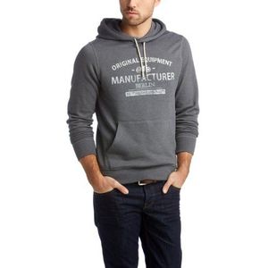 ESPRIT Heren sweatshirt Slim Fit 123EE2J002, grijs (077 antraciet grijs melange), XL