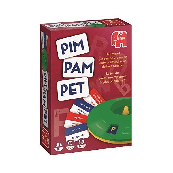 Nederlands/Frans Pim pam pet spel Intrattenimento Giochi e rompicapo Giochi da viaggio e tascabili Jumbo Giochi da viaggio e tascabili 