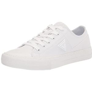 GUESS Women's PRANZE Sneaker, White, 7