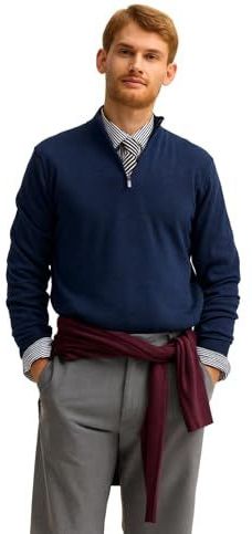 bugatti - Troyer 7500-85510D - Pull - Blauw - Basic Essentials