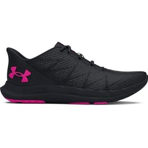 Under Armour Dames UA W Charged Speed Swift Sneaker, Zwart Zwart Rebel Roze, 47.5 EU