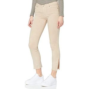 7 For All Mankind - Hw Skinny Crop Jeans - Beige - Denim