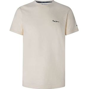 Pepe Jeans Thane Crew T-shirt voor heren, 804ivoor, XS