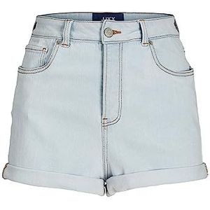 JJXX Dames Jeans Shorts JXHAZEL Jeans Shorts, Light Blue Denim/Detail:akm11, XL