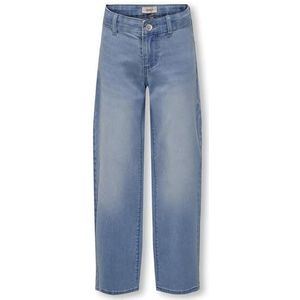 KIDS ONLY Kogsylvie Clean Wide Leg Lb DNM PIM Noos jeansbroek voor meisjes, blauw (light blue denim), 128 cm