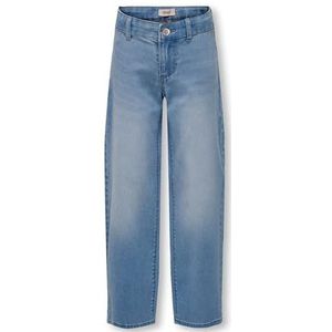 KIDS ONLY Kogsylvie Clean Wide Leg Lb DNM PIM Noos jeansbroek voor meisjes, blauw (light blue denim), 134 cm