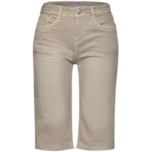 STREET ONE Jeans bermuda, Zand Slightly Wash, 34W
