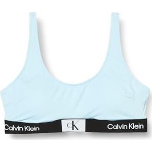Calvin Klein Bralette voor dames, Keepsake Blauw, XXL Grote maten
