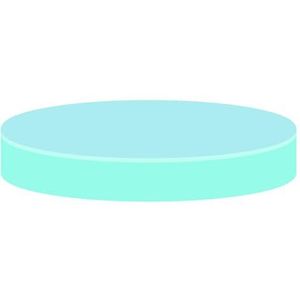 Macherey & Nagel ML-1848 siliconen/PTFE Septa, N 20, blauw transparant/kleurloos, 3 mm septdikte, 100 stuks