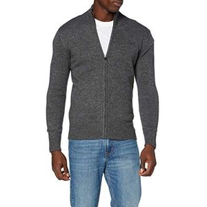 Schott NYC Pullover/sweater voor heren, Grijs (antraciet), L