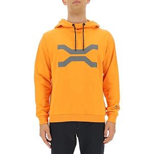 Jeep XP heren sweatshirt met capuchon en oversized opdruk van het symbool Xtreme Performance Jx22a shirt met lange mouwen voor heren