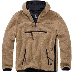 Brandit Herentrui van teddyfleece, camel, 7XL