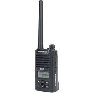 PMR Dynascan RD-5 draagbaar radiostation, 446MHz, 0,5W, 8 kanalen, Vox, Roger Beep, Dual Watch, CTCSS-DCS