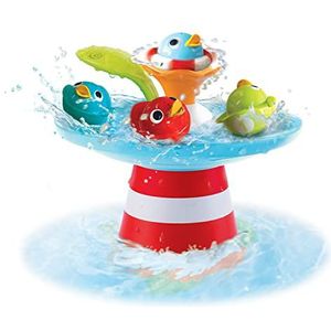 Yookidoo Badspeelgoed - Muzikale eendenrace met automatische fontein, waterpomp en 4 raceenden.