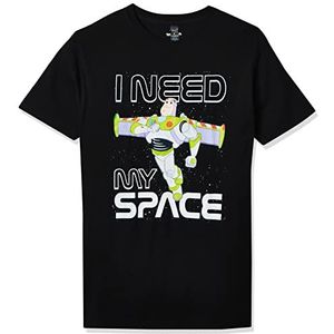 Disney Heren Toy Story Buzz I Need My Space Graphic T-shirt - zwart - S