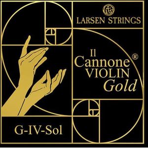 Larsen vioolsnaren Il CANNONE Goud G Solist Goud