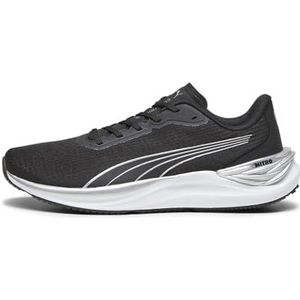 Puma Electrify Nitro 3 Hardloopschoenen voor volwassenen, uniseks, zwart, zilver, maat 43, Puma zwart/PUMA/zilver, 43 EU