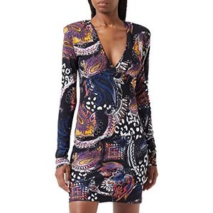 Just Cavalli Jurk, 860S Black Multicolor, 36 dames