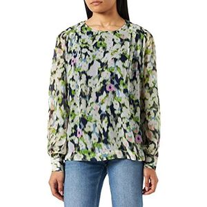 ICHI Dames IHBERANO LS Blouse, 201330/Multi Camo, 42