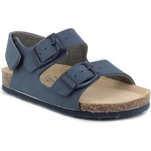 Primigi Birkenstock Platte sandalen voor heren, blauw, 38 EU, Blauw, 38 EU