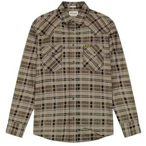 Wrangler heren western shirt, Rich Black, L