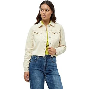 Desires Lola Cropped Denim Jas | Witte Jassen Voor Vrouwen UK | Lente Jas Dames | Maat XL