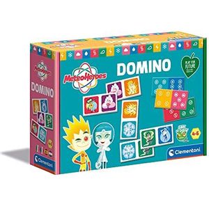 Clementoni - Meteo Heroes Logik-Domino 4 jaar leerhuis-speelkaarten voor kinderen Play for Future-Made in Italy, meerkleurig, 16346