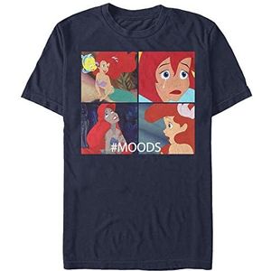 Disney The Little Mermaid - Ariel Moods Unisex Crew neck T-Shirt Navy blue S