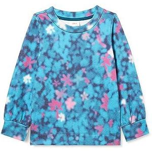 s.Oliver Meisjes sweatshirts, lange mouwen, blauw, 104 cm